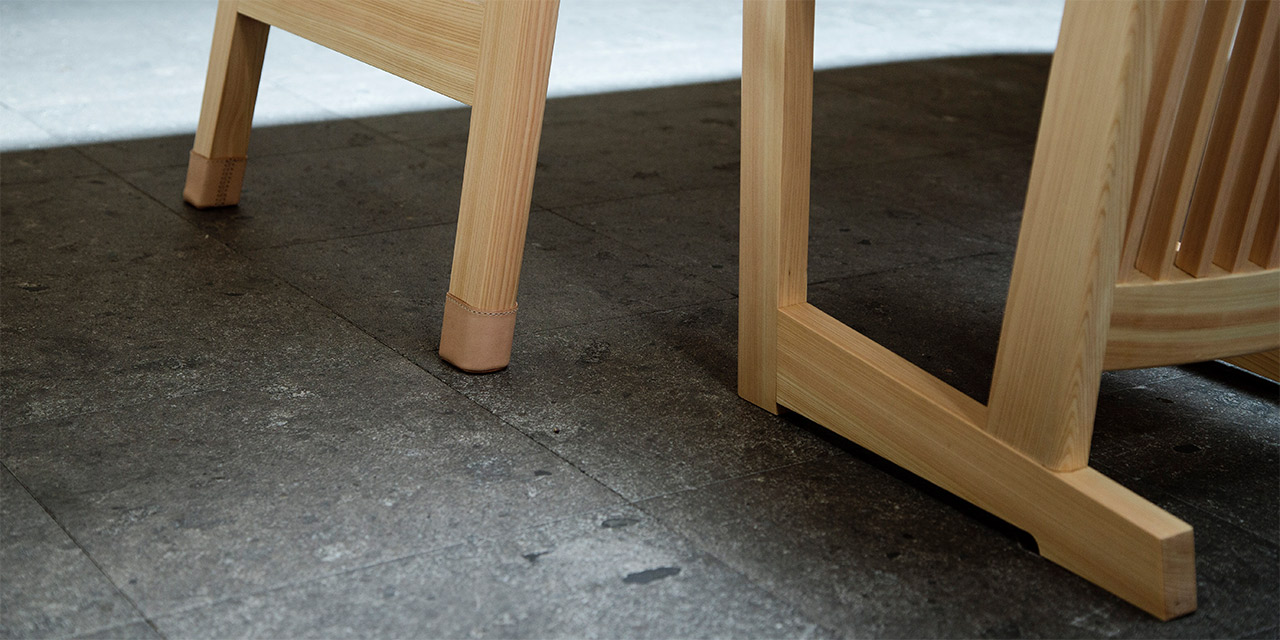 KADOU LEATHER LEG COVER バタフライテーブル専用の脚カバー